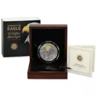 2022 Ghana 10 Cedis 2oz Silver - Wildlife in the Moonlight - American Eagle